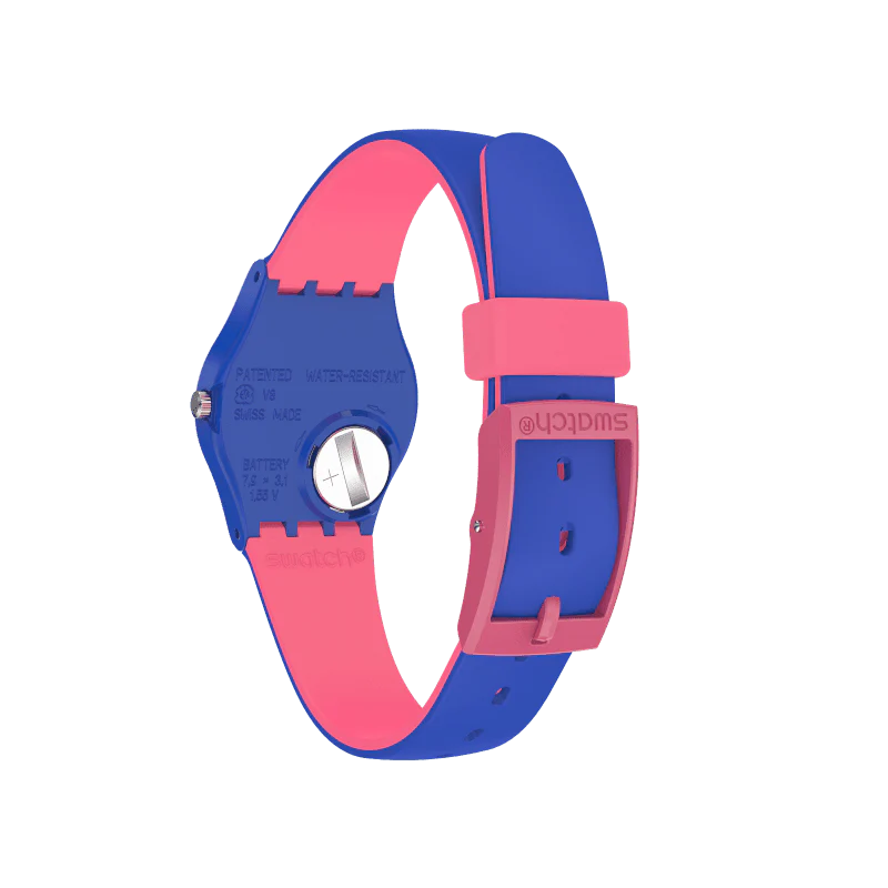 LS115C Reloj Swatch Back To Biko Bloo de señorita banda de resina - Image 3