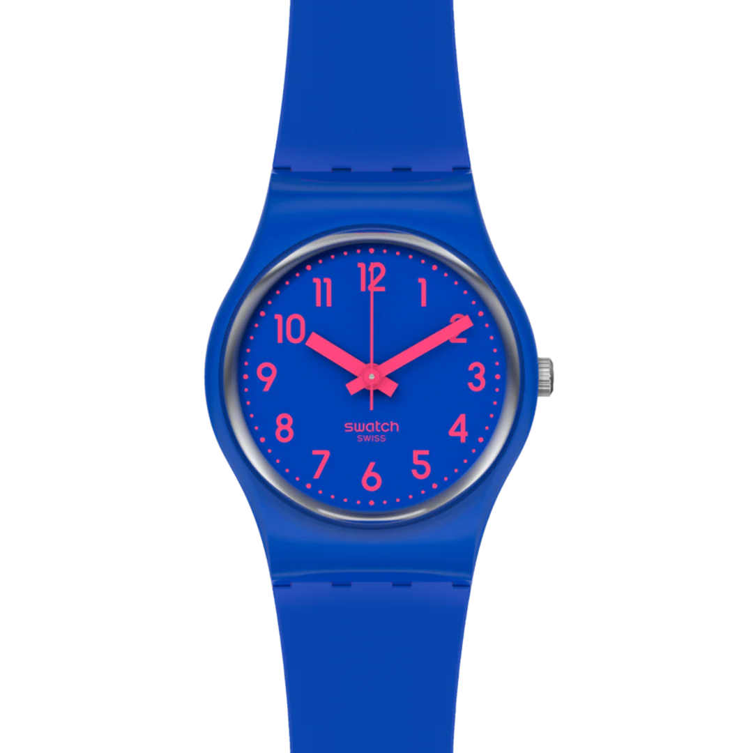 LS115C Reloj Swatch Back To Biko Bloo de señorita banda de resina - Image 5