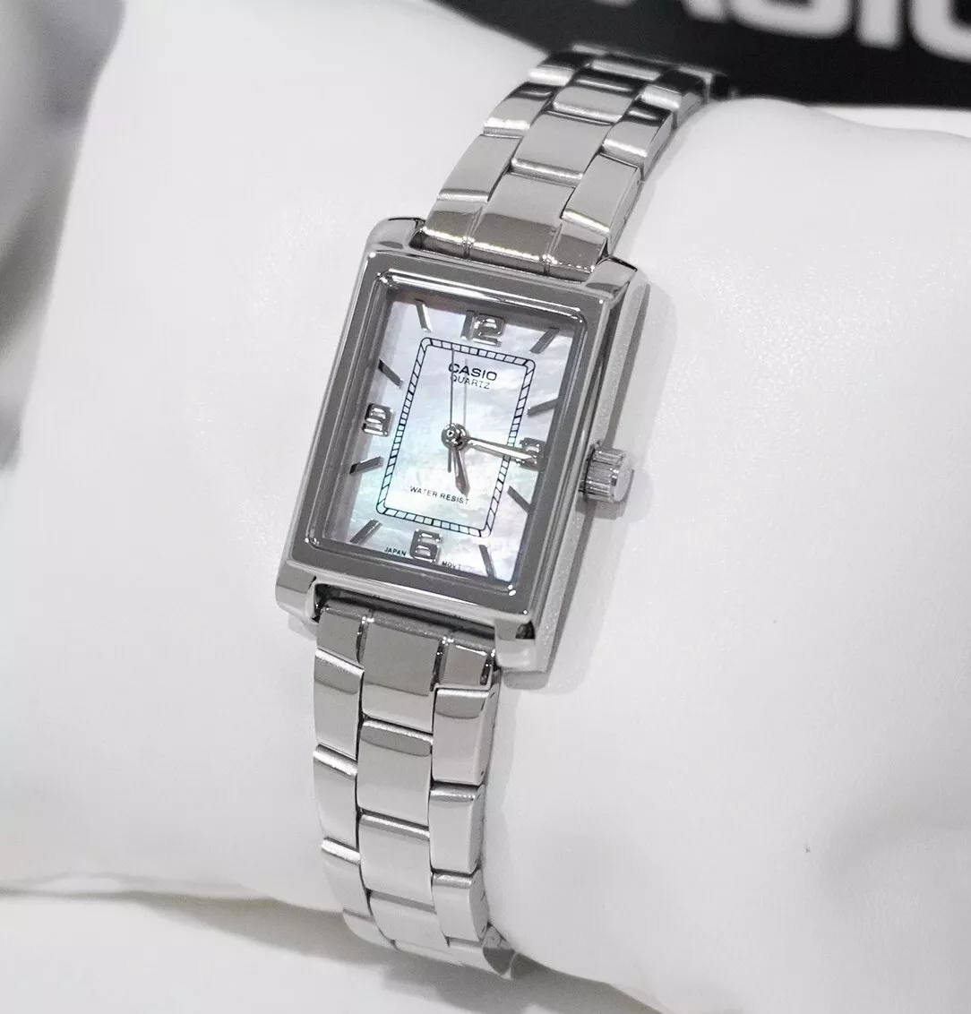 LTP-1234DS-4A Reloj Casio de dama pulsera de metal - Image 3
