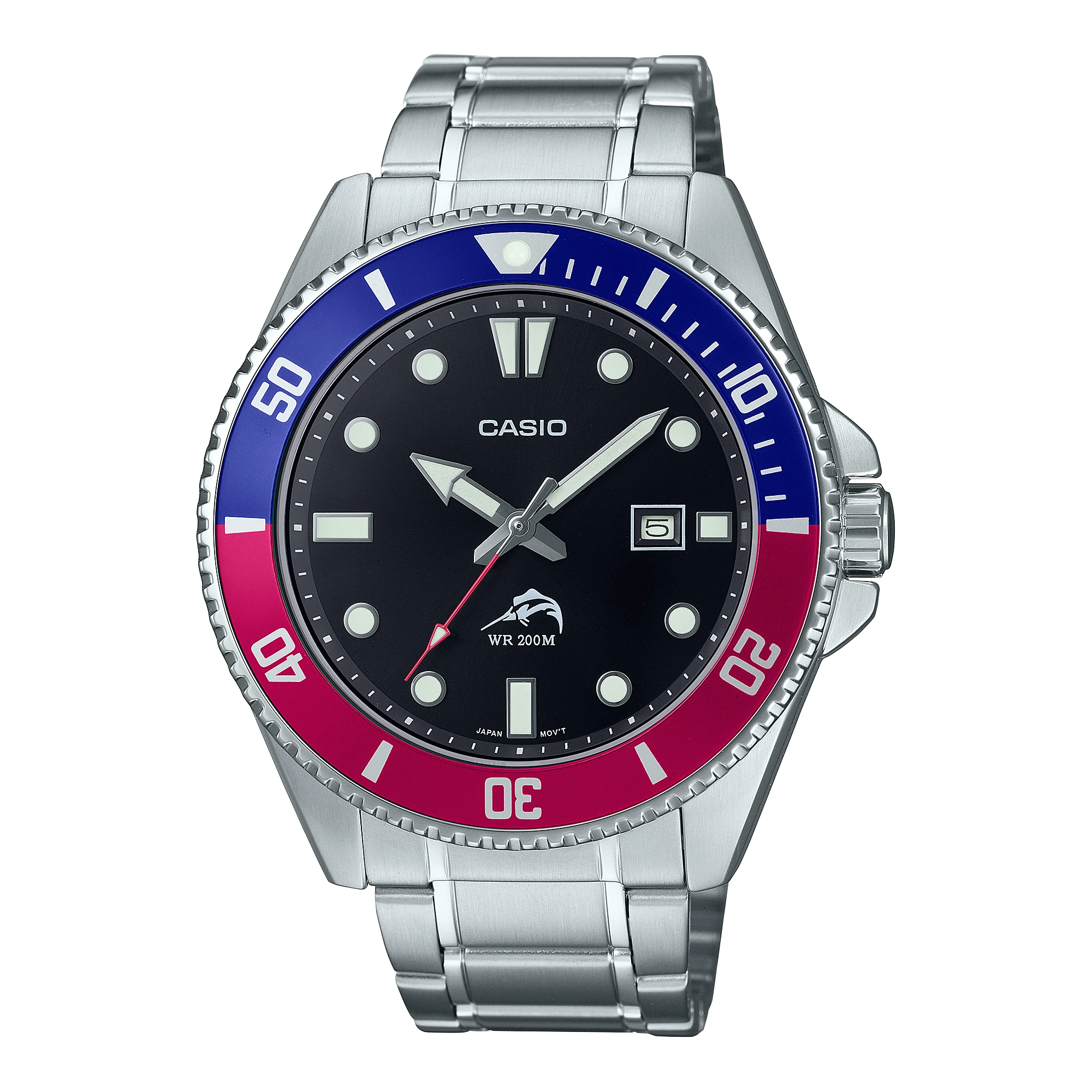 MDV-106DD-1A2CF Reloj Casio Marlin Duro de hombre pulsera de metal