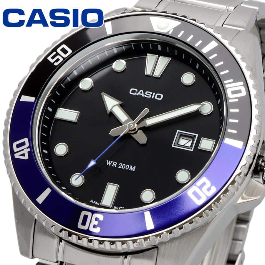 MDV-107D-1A2V Casio 200 metros de resistencia al agua Reloj para Hombre - Image 4