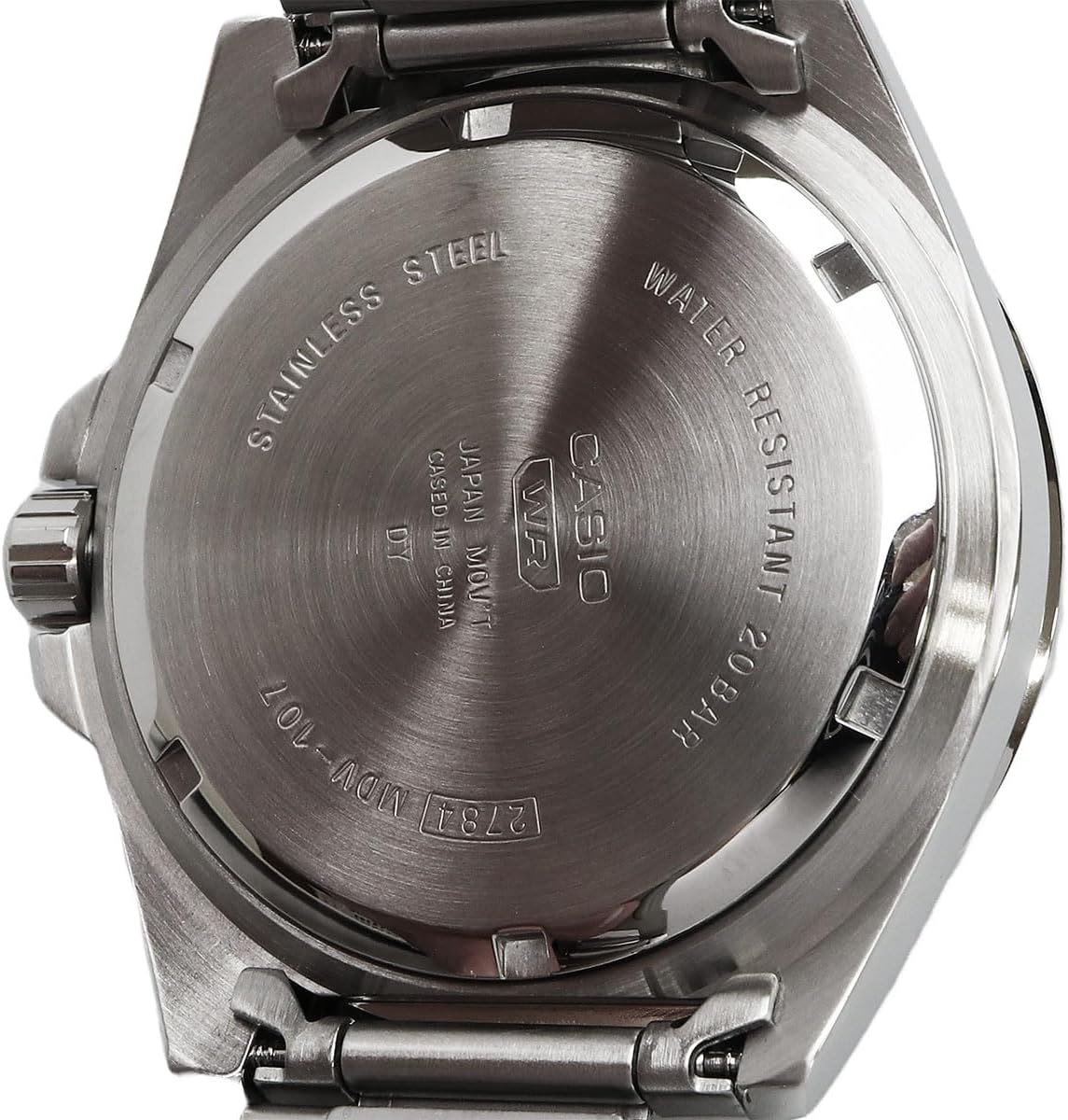 MDV-107D-5AV Casio para caballero pulsera de acero inoxidable - Image 3