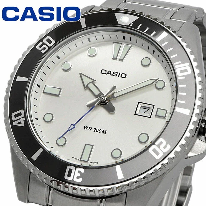 MDV-107D-7AV Casio Reloj de caballero pulsera de acero inoxidable - Image 3