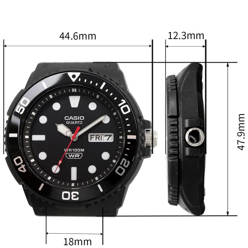 MRW-230H-1E1V Casio de hombre pulsera de resina - Image 2