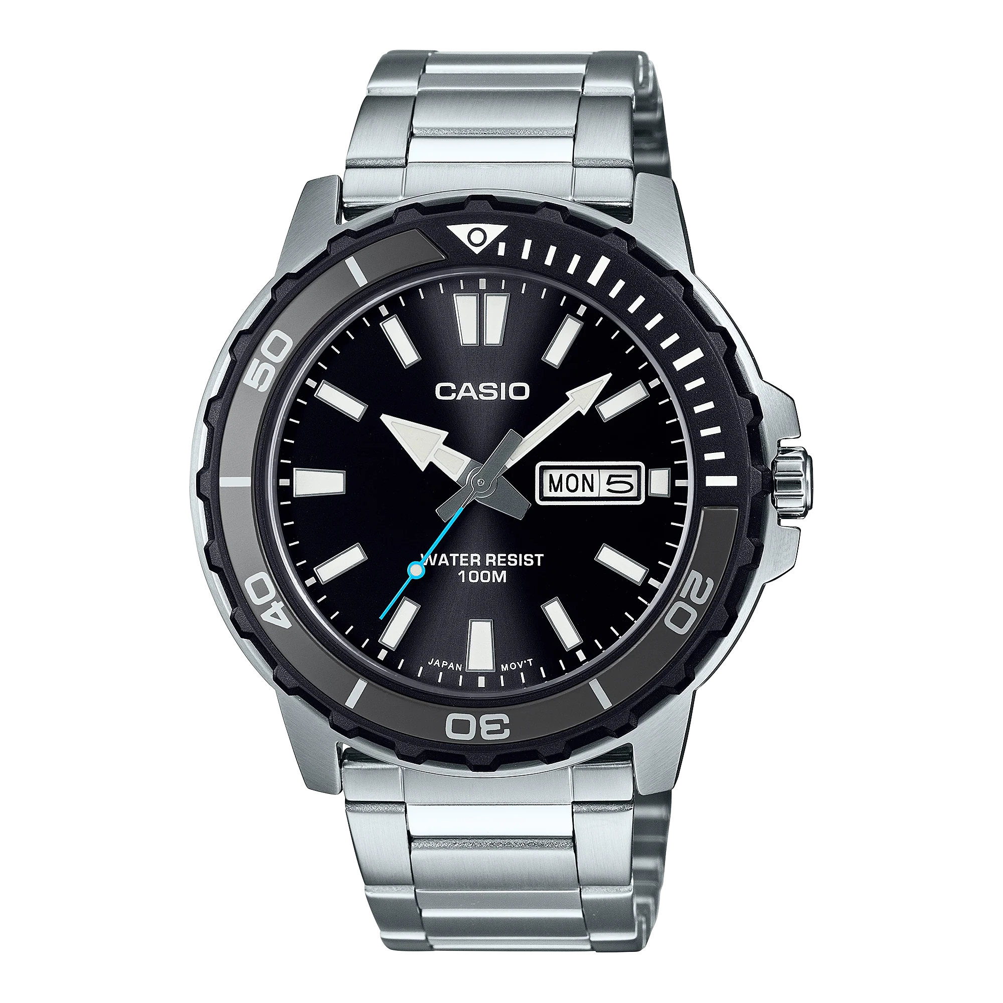 MTD-125D-1A3V Casio de hombre correa de metal