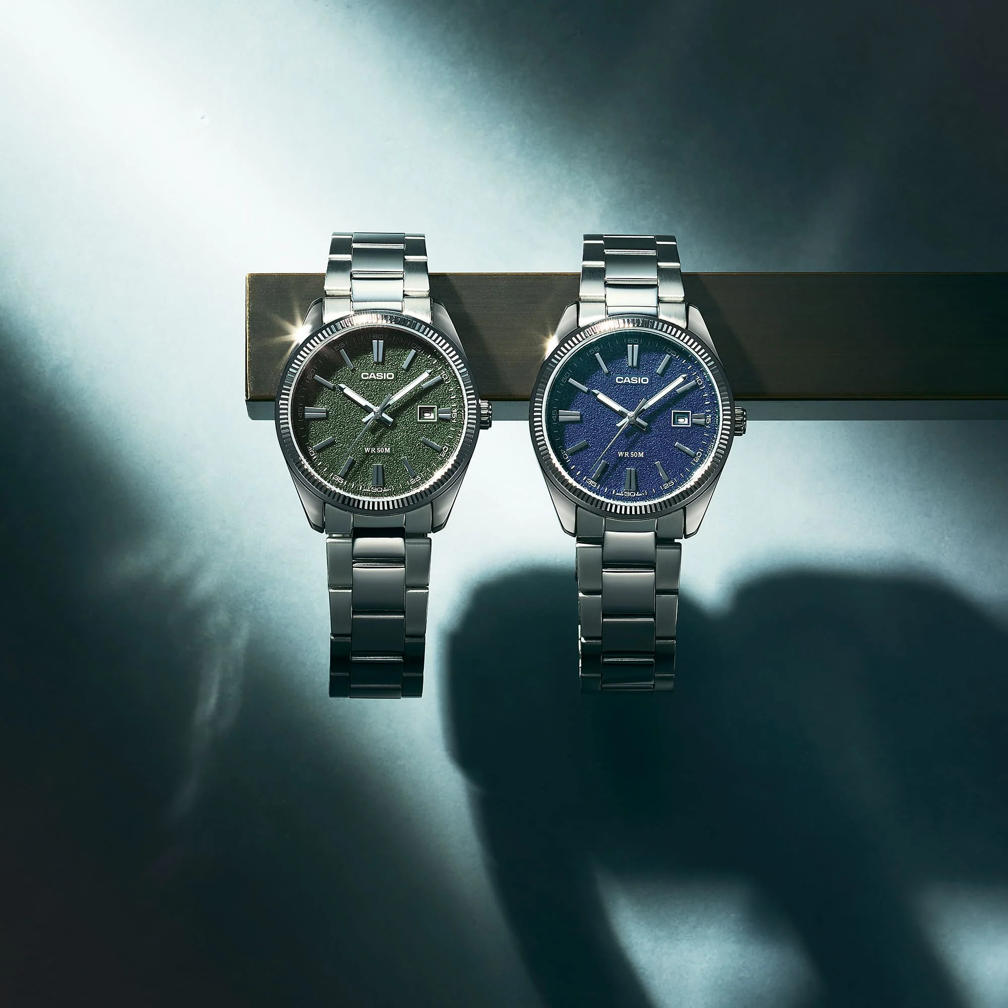 MTP-1302DA-3AV Reloj Casio de hombre correa de acero inoxidable 44 mm - Image 2
