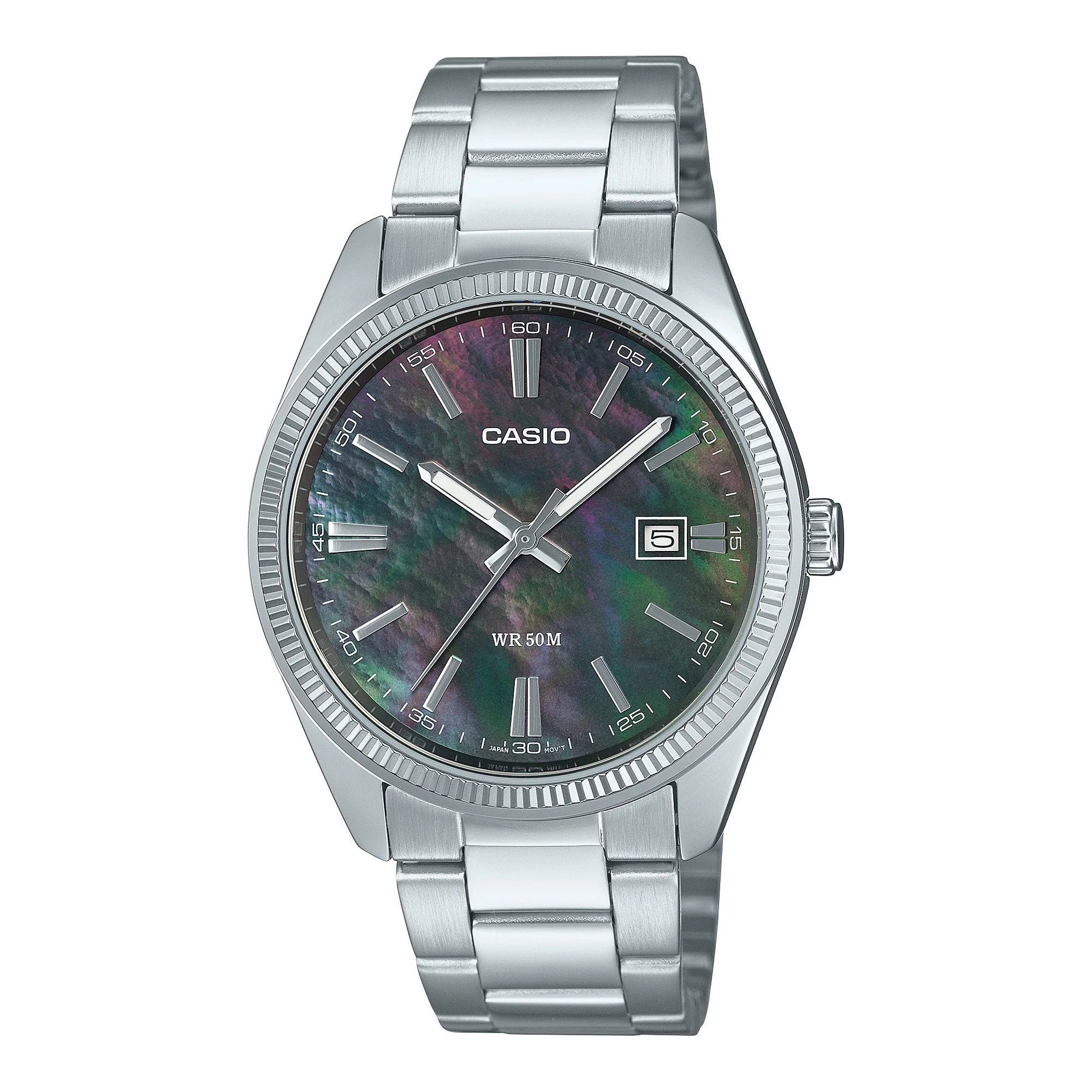 MTP-1302DS-1AV Reloj Casio de hombre pulsera de metal 44 mm