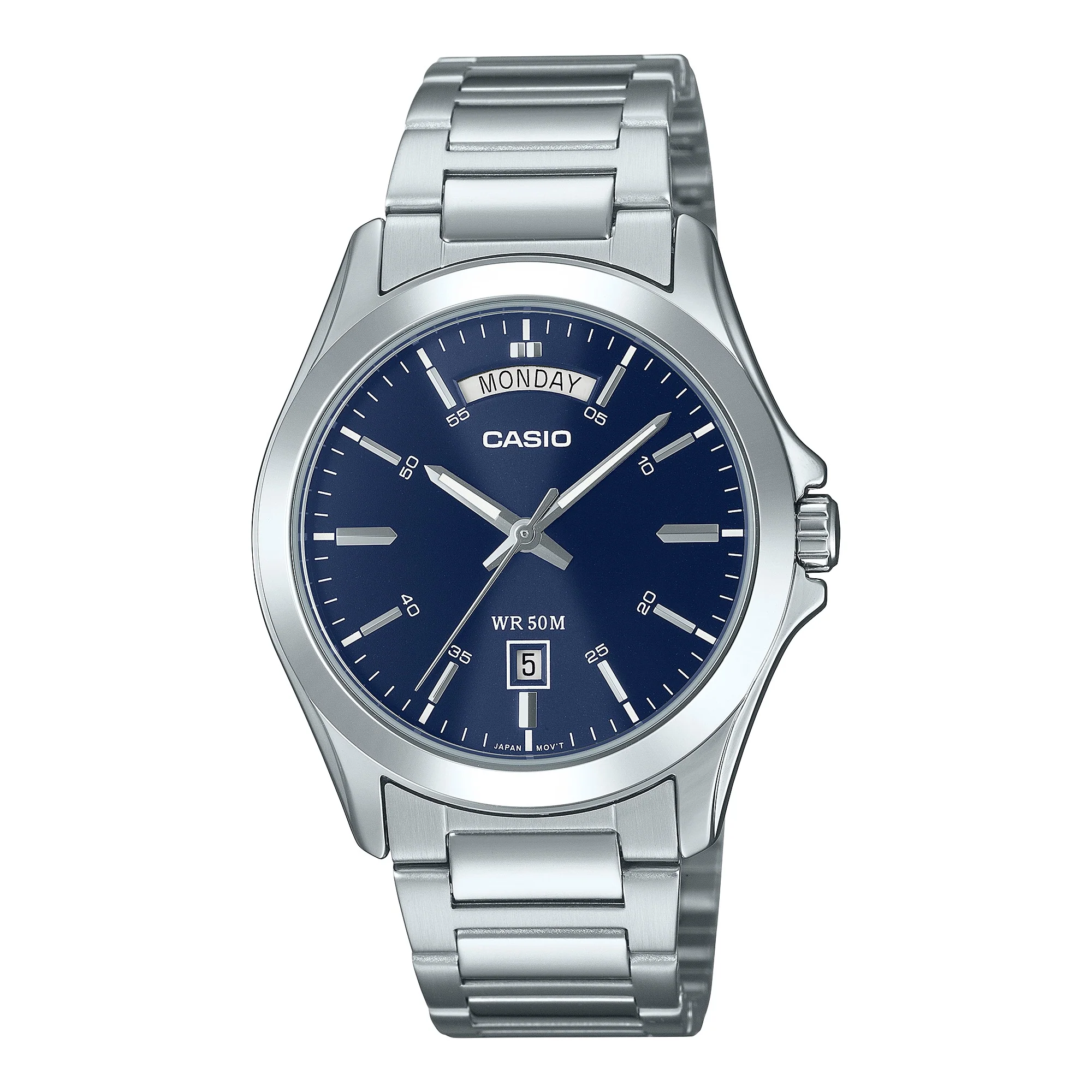 MTP-1370D-2A2V Reloj Casio de hombre pulsera de metal 45 mm