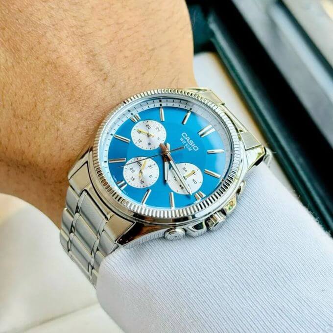 MTP-1375D-2A2V Casio reloj de hombre pulsera de metal - Image 2