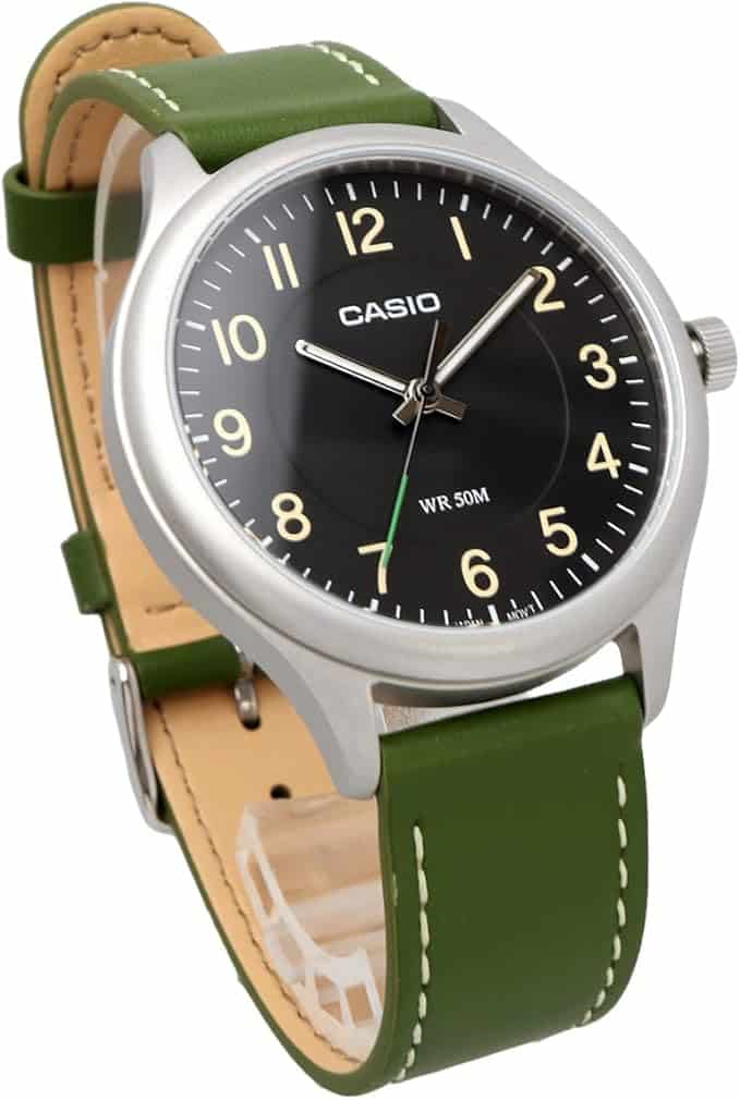 MTP-B160L-1B1V Casio Reloj Para Hombre Pulsera de Cuero - Image 2