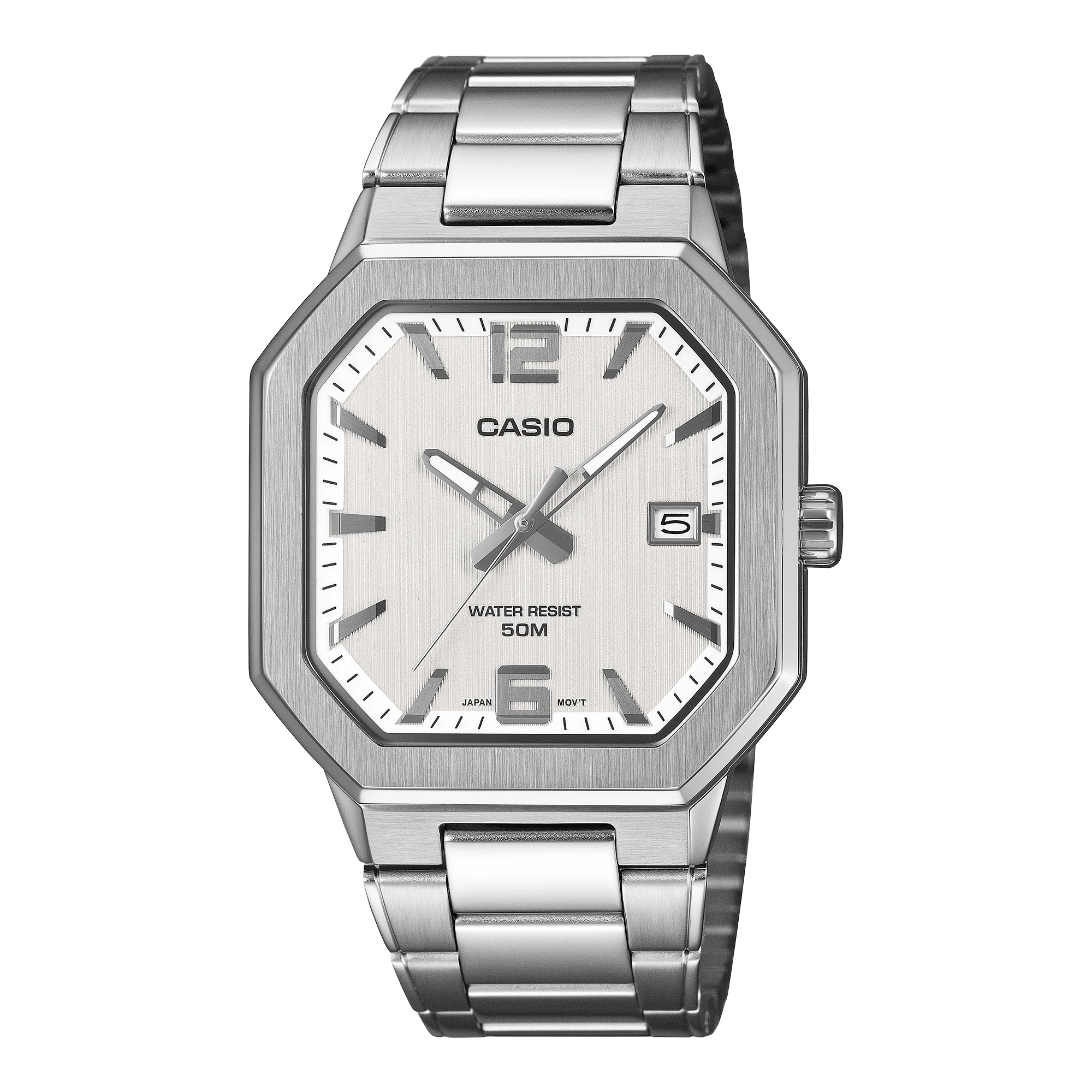 MTP-B195D-7AV Reloj Casio de caballero pulsera de acero inoxidable