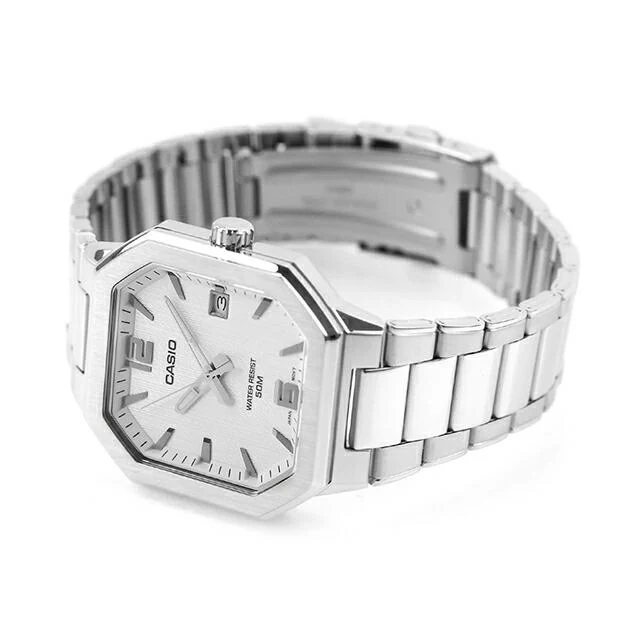 MTP-B195D-7AV Reloj Casio de caballero pulsera de acero inoxidable - Image 4