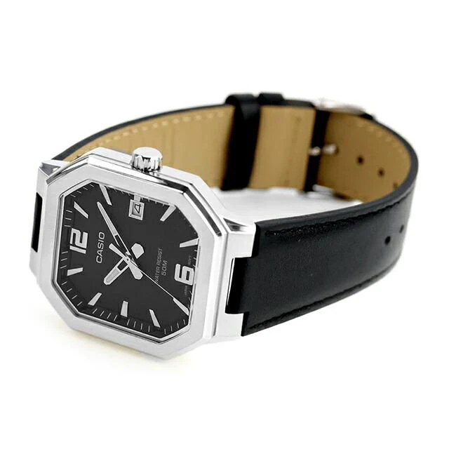 MTP-B195L-1AV Reloj Casio de hombre pulsera de cuero - Image 2