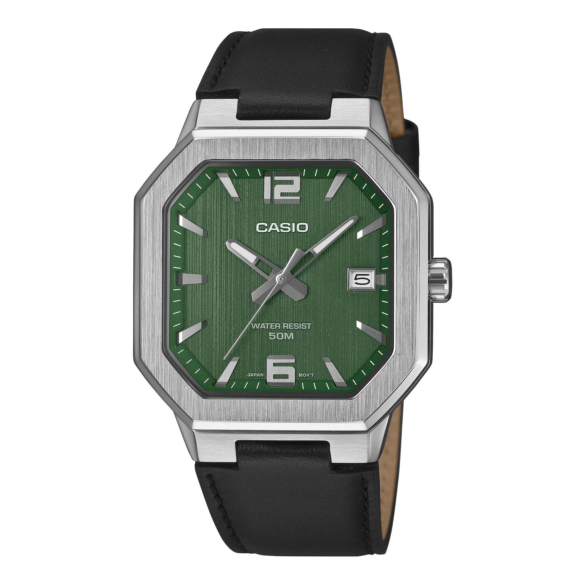 MTP-B195L-3AV Reloj Casio de hombre banda de piel