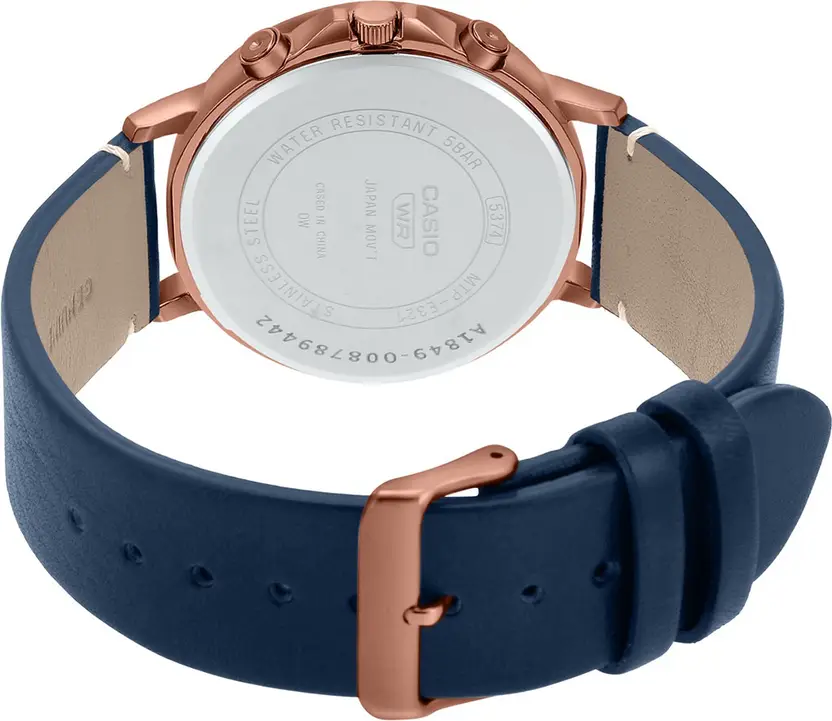 MTP-E321RL-2AV Casio de hombre pulsera de piel - Image 4