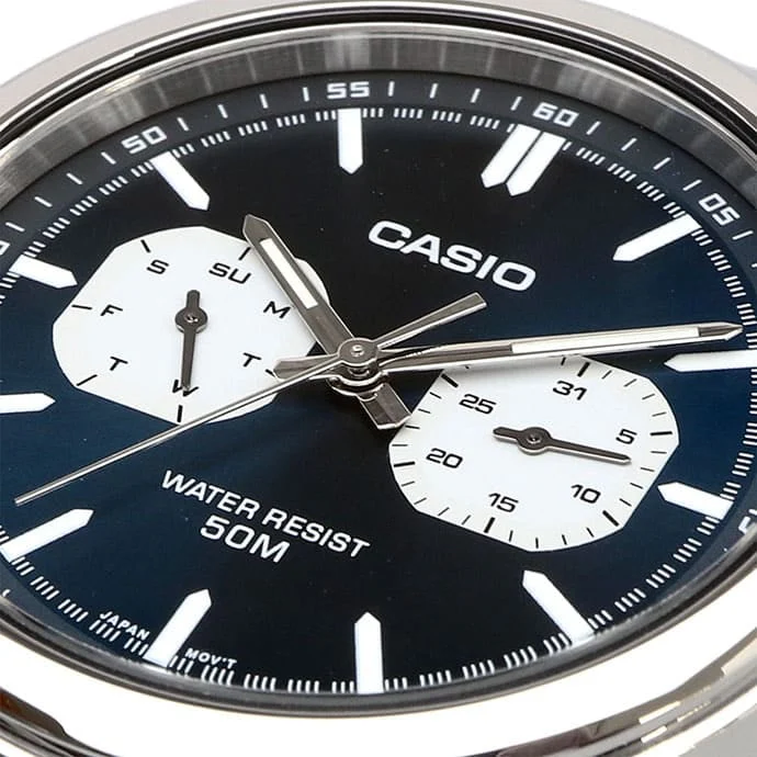 MTP-E335D-2E1V Casio reloj para caballero pulsera de acero inoxidable - Image 2