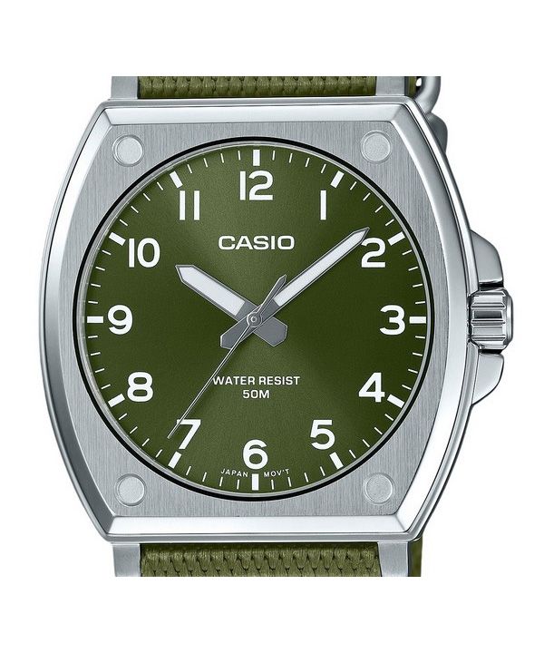 MTP-E730C-3AV Reloj Casio Análogo para Caballero con Correa de Tela - Image 3