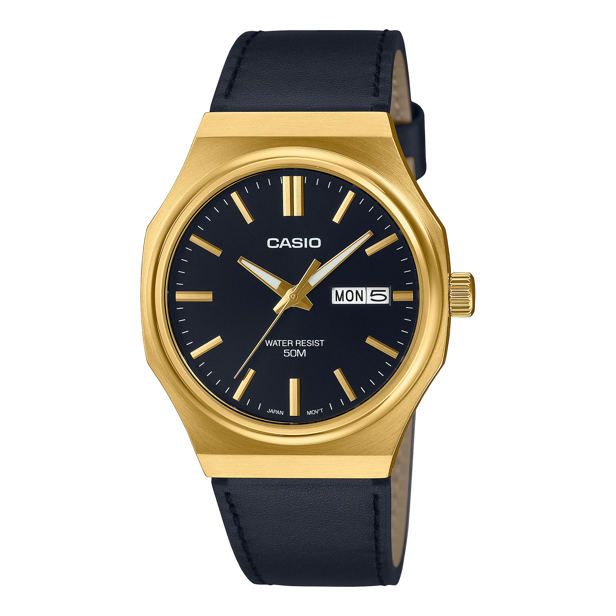 MTP-E735GL-1AV Casio de hombre pulsera de piel