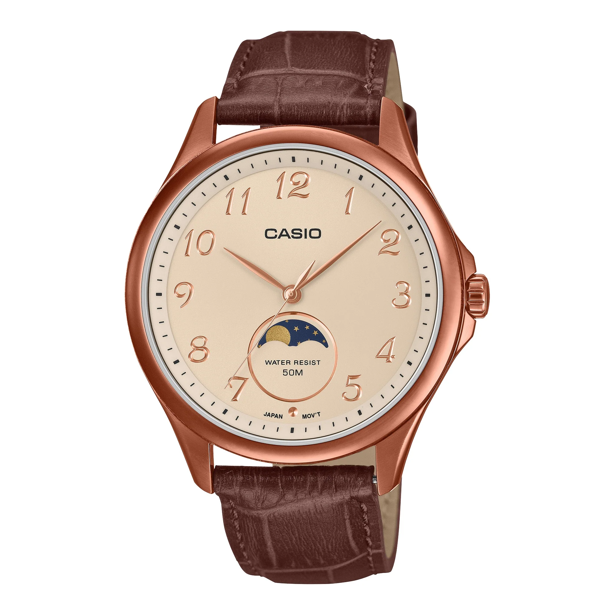 MTP-M110RL-5AV Reloj Casio de hombre banda de cuero