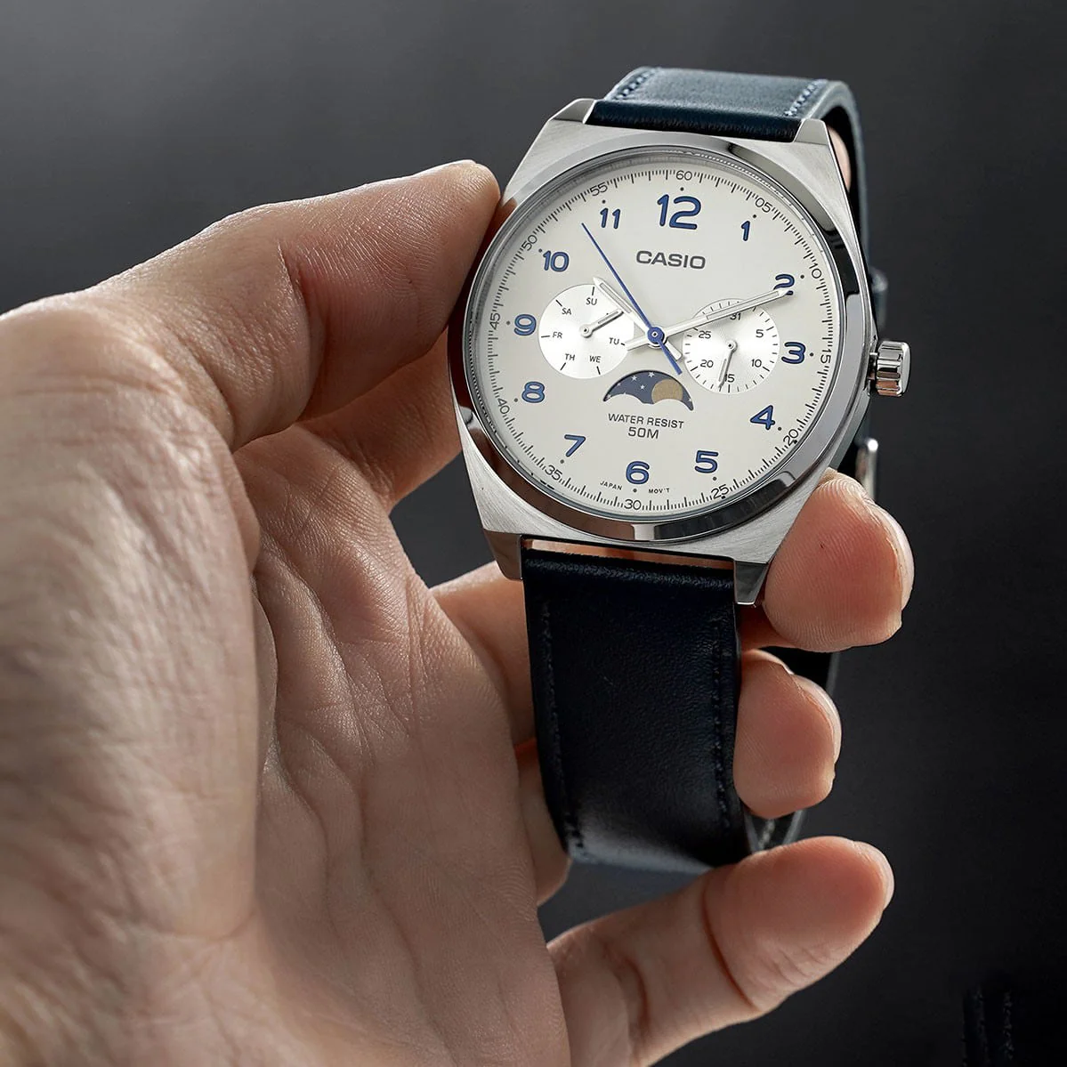 MTP-M300L-7AV Casio reloj de hombre pulsera de piel - Image 4