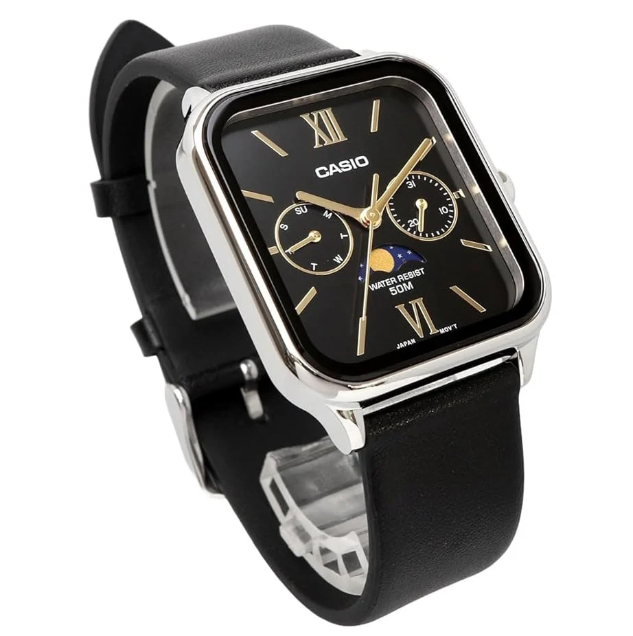 MTP-M305L-1A2V Casio reloj para caballero pulsera de piel - Image 4