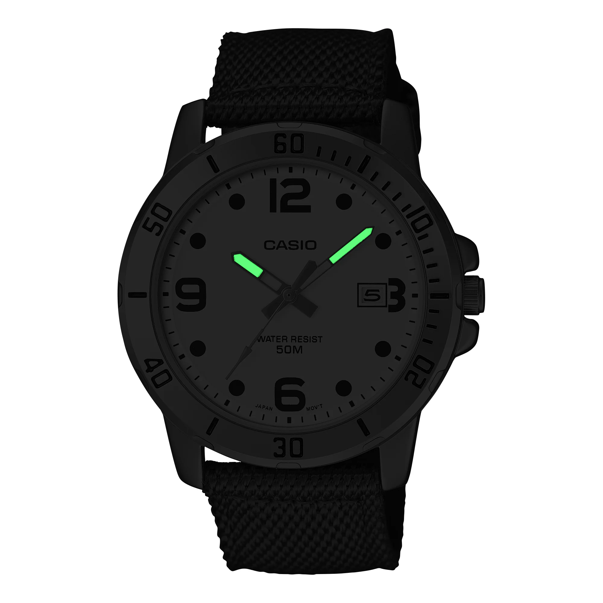 MTP-VD01C-3BVCF Reloj Casio de hombre correa de tela - Image 2