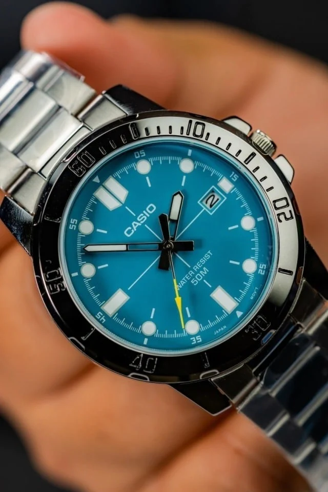 MTP-VD01D-3E2V Casio reloj para caballero pulsera de metal - Image 3