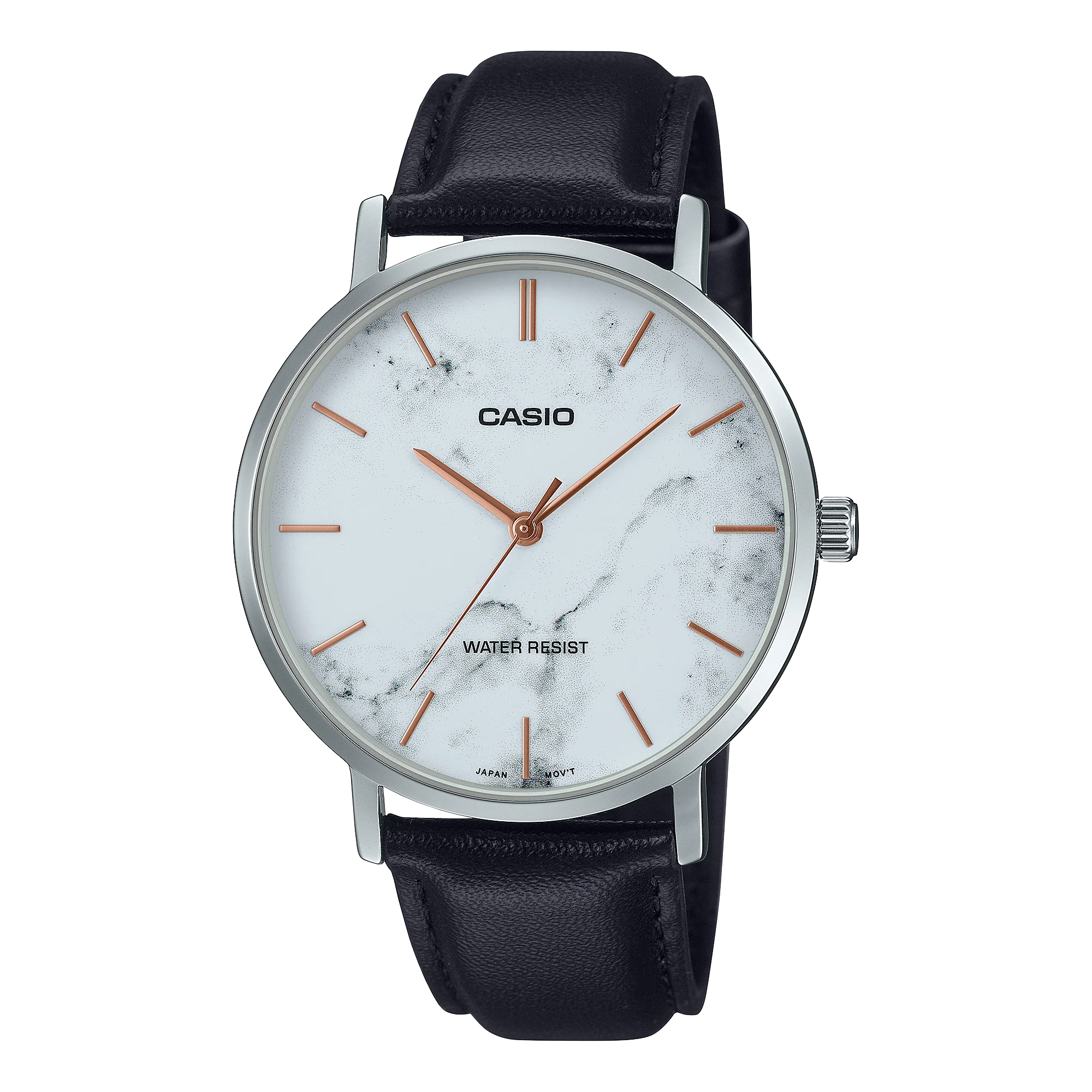 MTP-VT01LM-7A Casio de hombre correa de piel