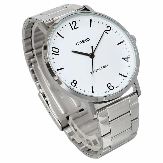 MTP-VT03D-7B Casio reloj para caballero pulsera de acero inoxidable - Image 2