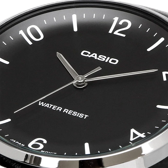 MTP-VT03L-1B Casio de hombre pulsera de cuero - Image 2
