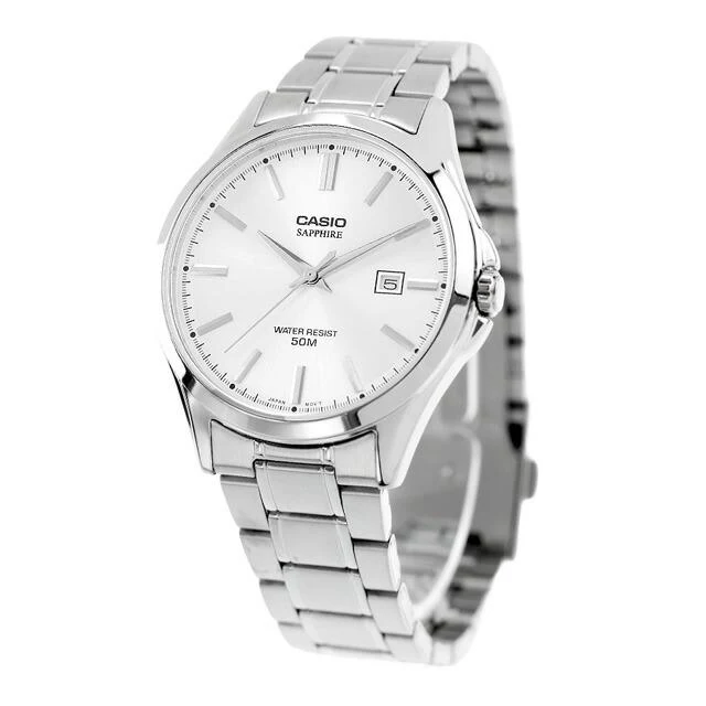 MTS-115D-7AV Reloj Casio Saphhire de hombre pulsera de metal 47 mm con cristal zafiro - Image 2