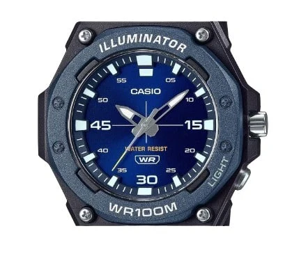 MW-620H-2AV Reloj Casio Illuminator Análogo para Caballero con Correa de Caucho - Image 3