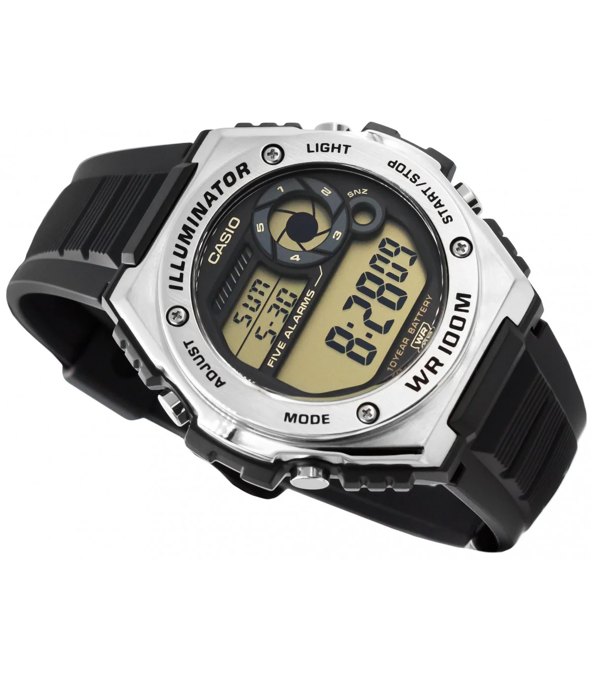 MWD-100H-9AV Reloj Casio para Hombre, Illuminator 10 Años de Batería - Image 2