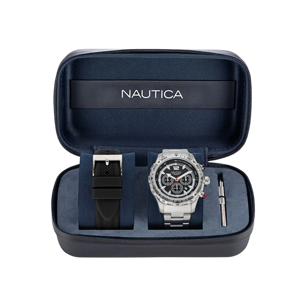 NAPNSS405 Reloj Nautica NST de hombre correa de caucho - Image 2