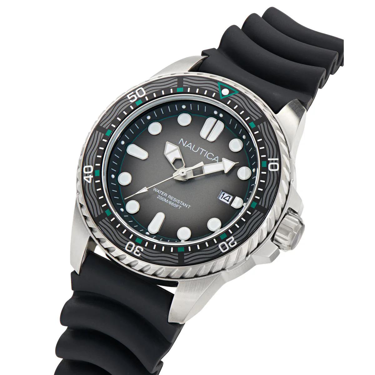 NAPSDF501 Reloj Nautica NCT Sea Dive de hombre correa de caucho - Image 2