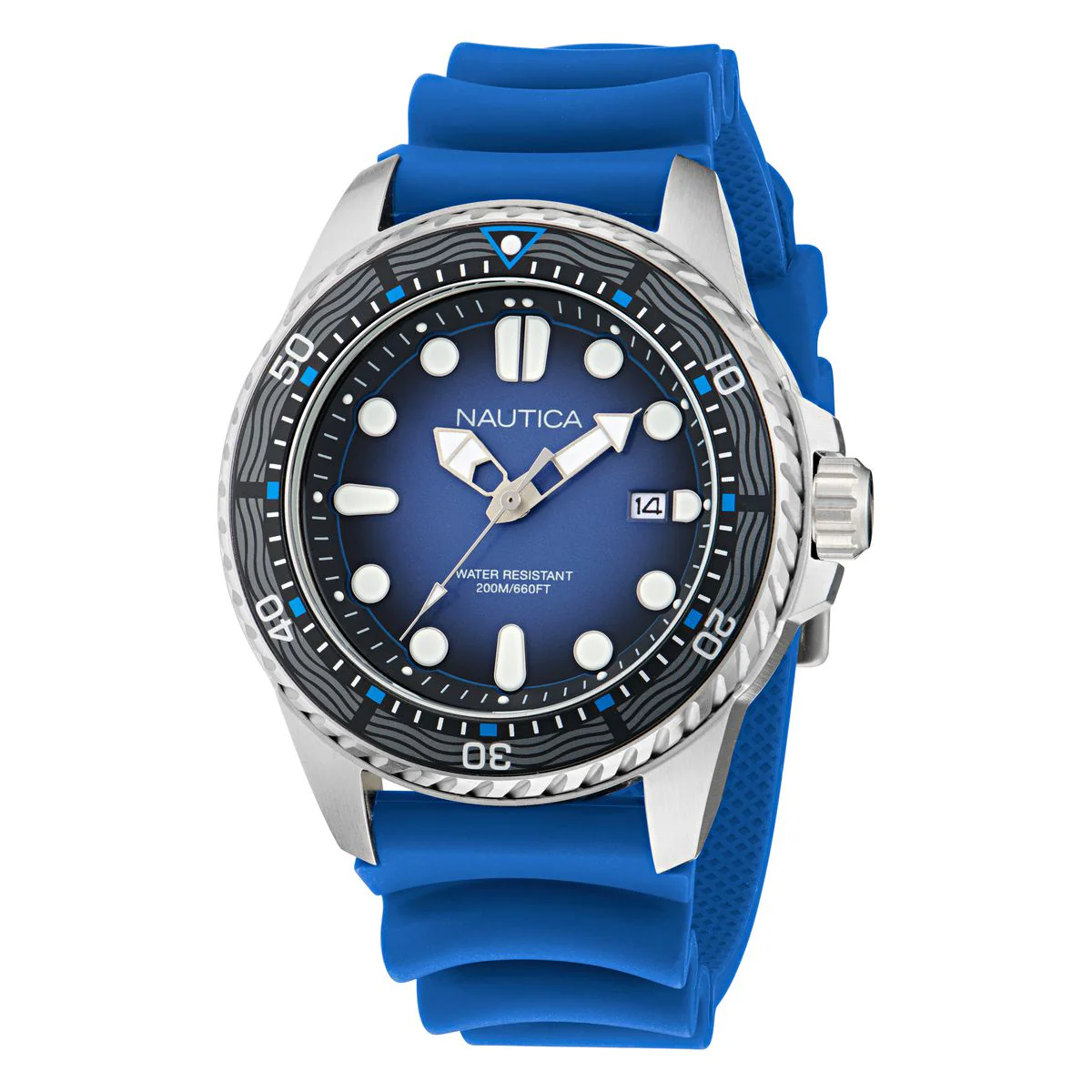 NAPSDF504 Reloj Nautica NCT Sea Dive de hombre correa de caucho - Image 7