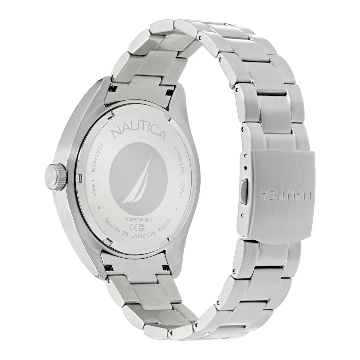 NAPWWF503 Reloj Nautica NCT Windward de hombre pulsera de metal - Image 3