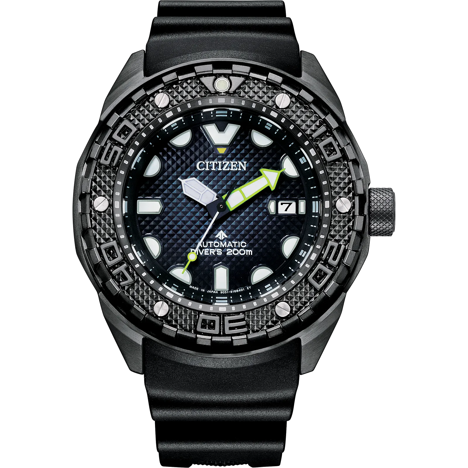NB6005-05L Reloj Citizen Eco-Drive Promaster de hombre pulsera de caucho 46 mm