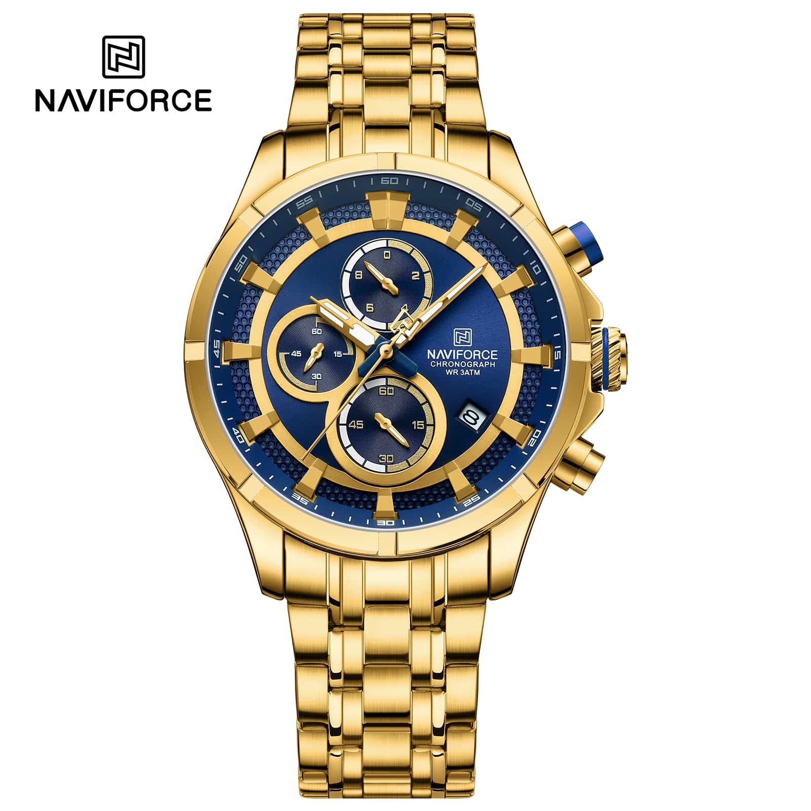 NF8046 Naviforce Reloj para caballero pulsera de metal - Image 2