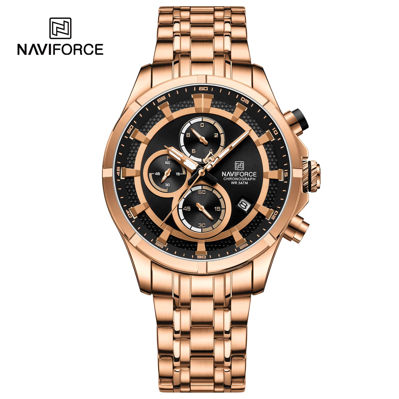 NF8046 Naviforce Reloj para caballero pulsera de metal - Image 5