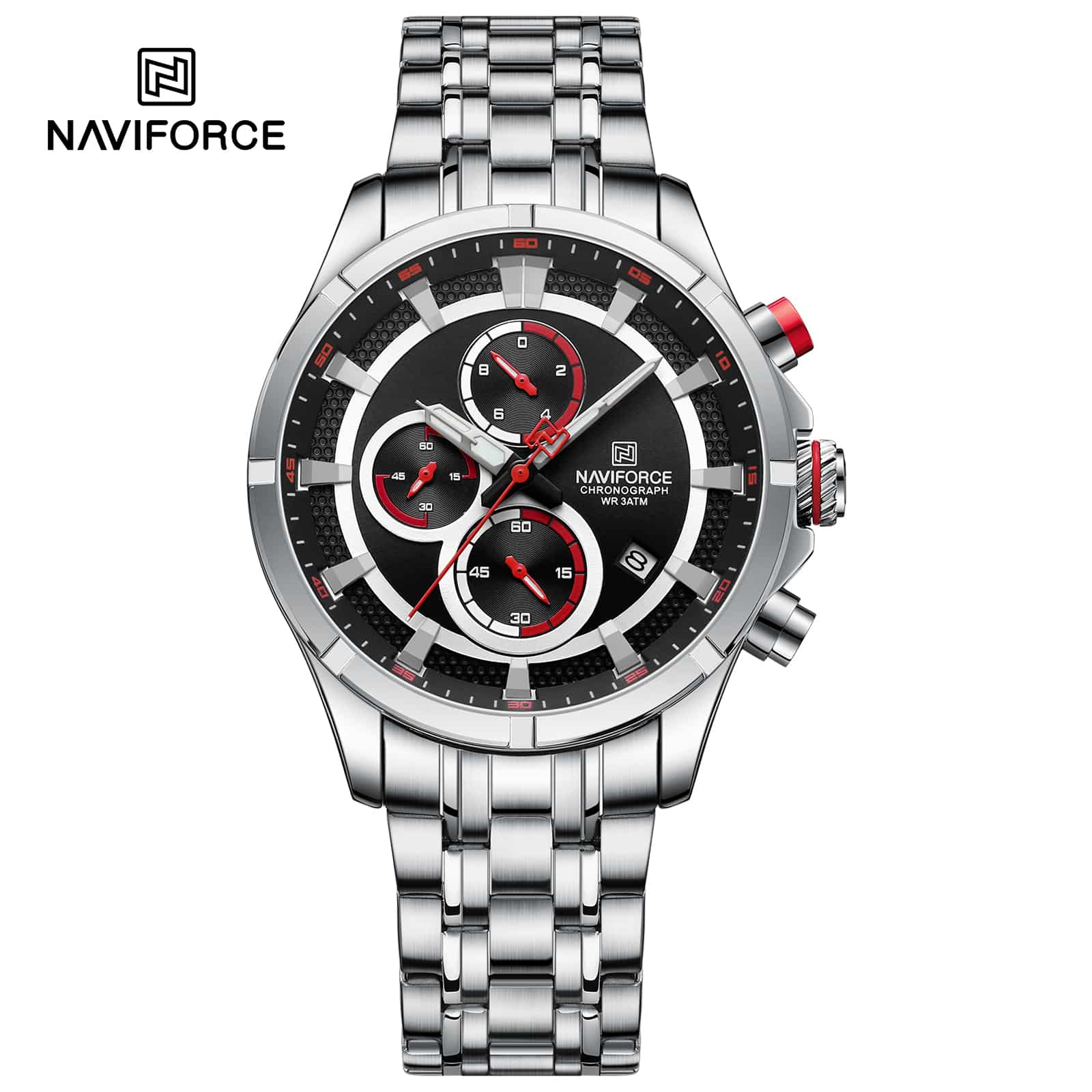 NF8046 Naviforce Reloj para caballero pulsera de metal - Image 6
