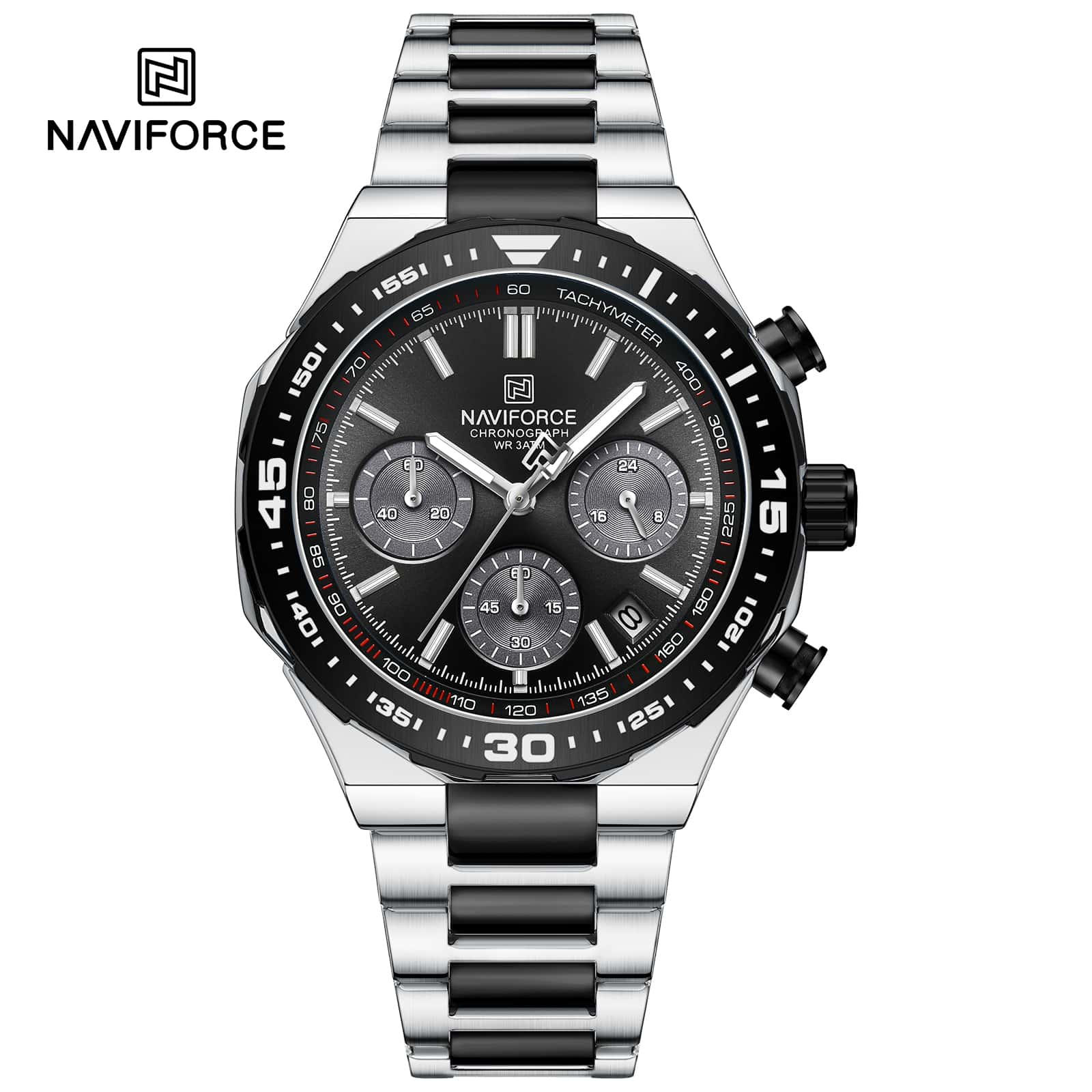 NF8049 Naviforce reloj para caballero pulsera de metal - Image 4