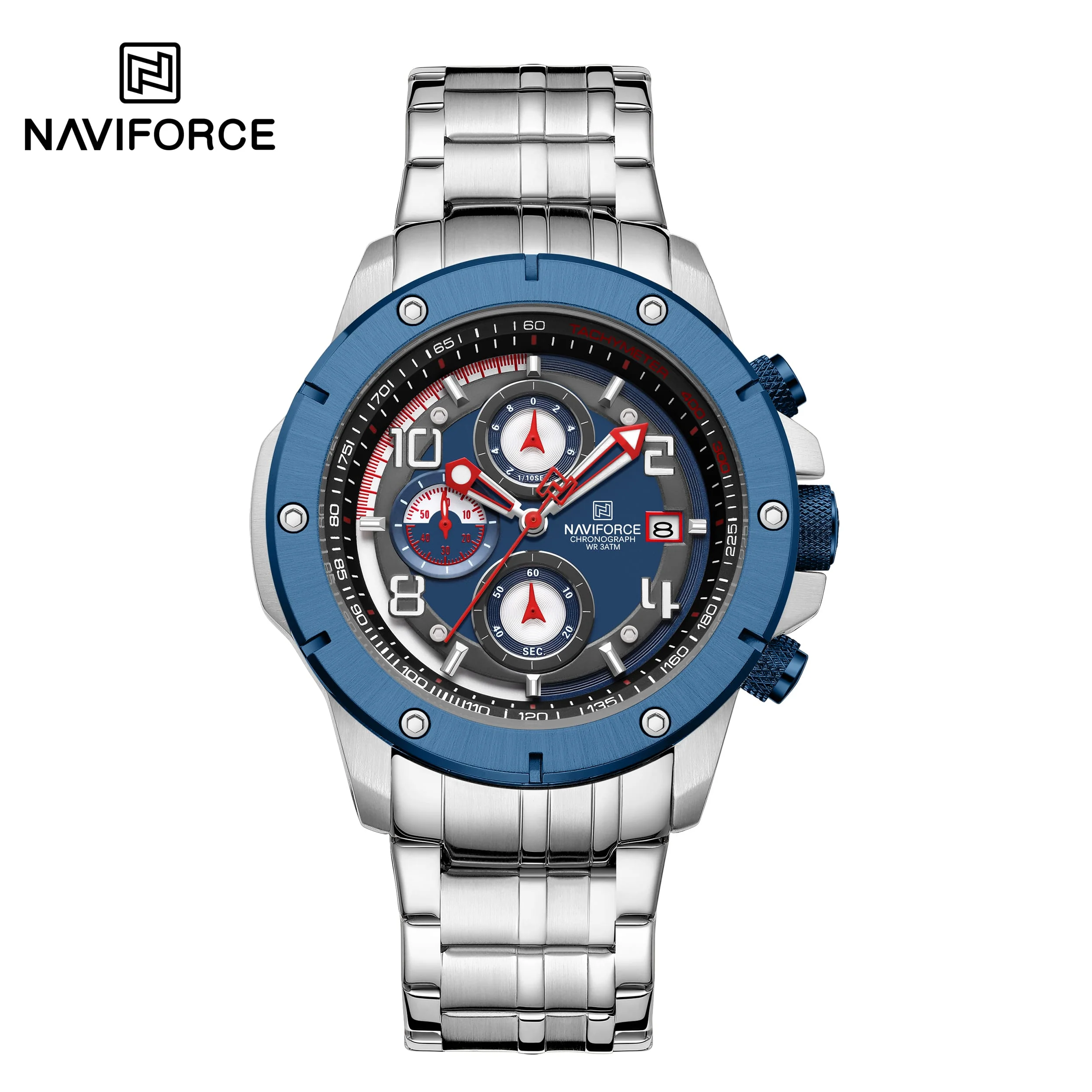 NF8056 Naviforce reloj para caballero correa de metal - Image 2