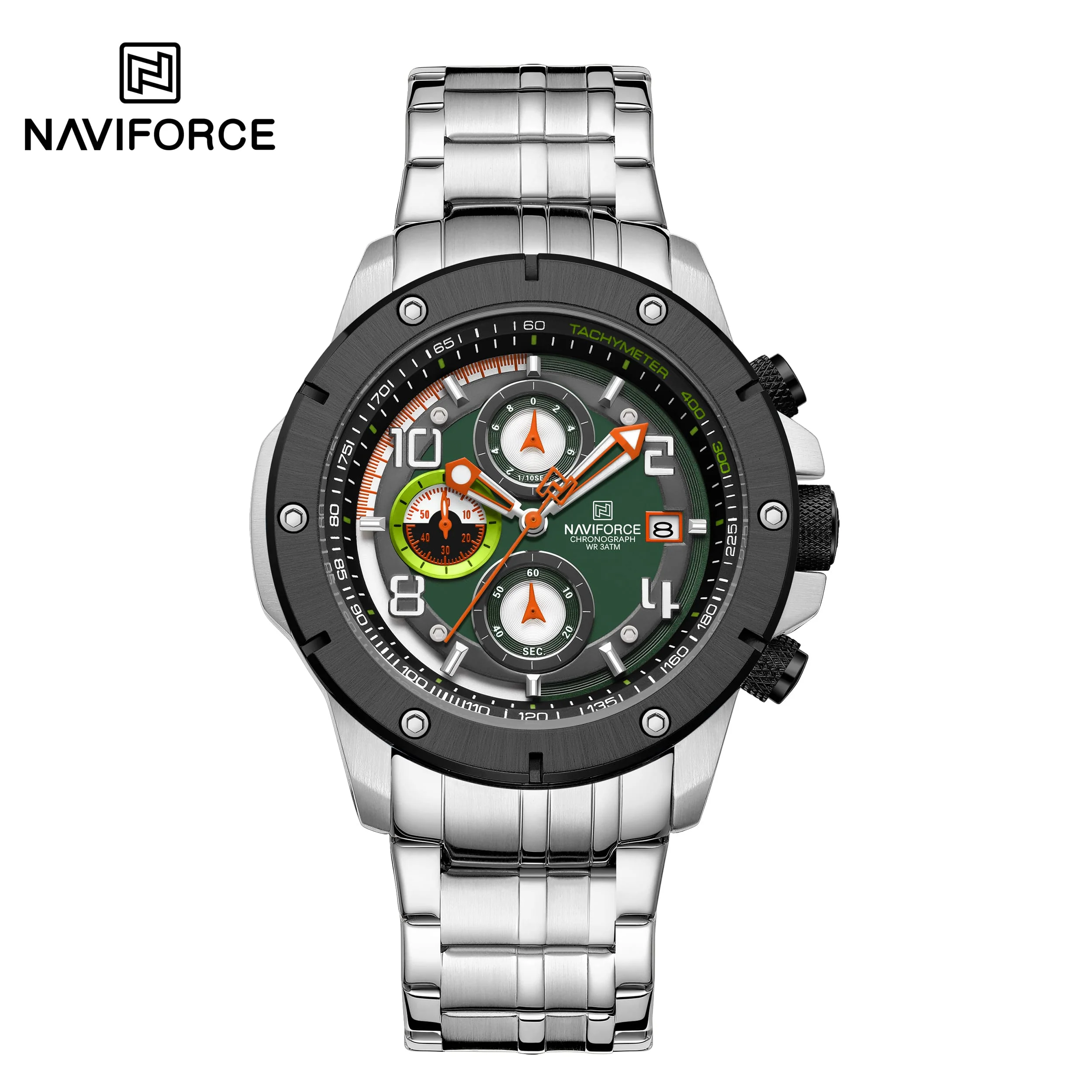 NF8056 Naviforce reloj para caballero correa de metal - Image 7