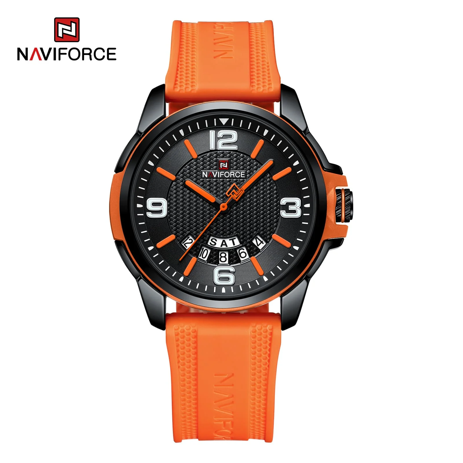 NF9215T Naviforce reloj para caballero pulsera de resina - Image 3