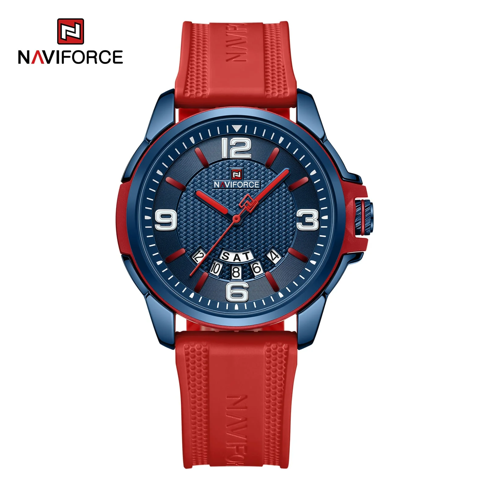 NF9215T Naviforce reloj para caballero pulsera de resina - Image 4