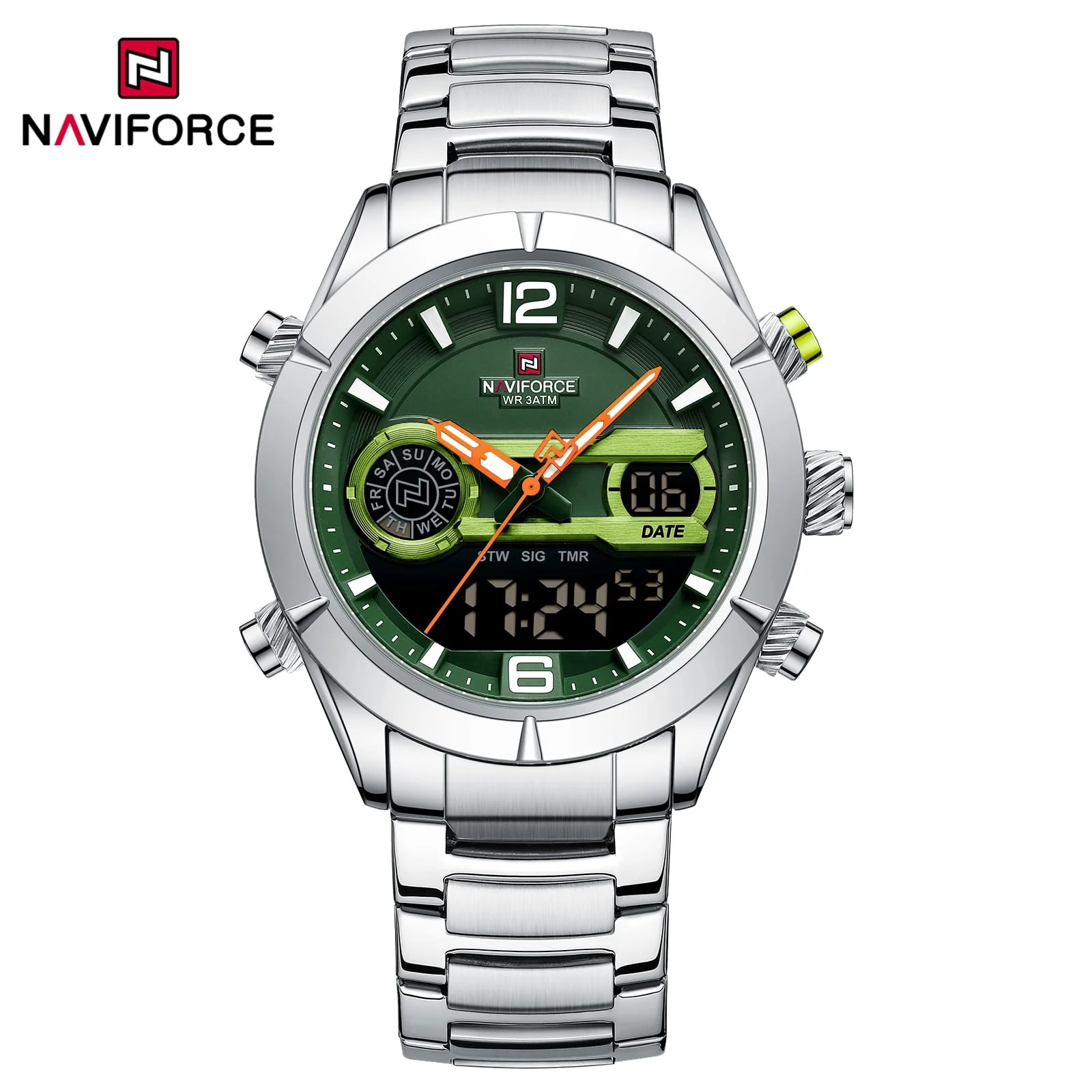 NF9232 Naviforce reloj para caballero pulsera de metal - Image 5