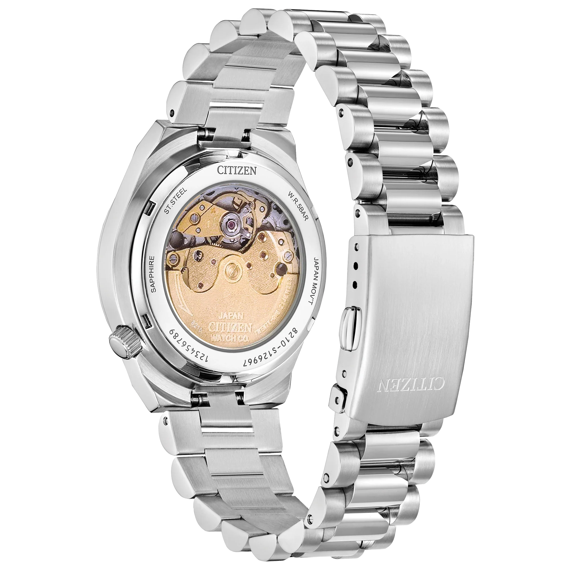 NJ0200-50L Reloj Citizen Tyuyosa unisex automático pulsera de metal 37 mm - Image 3