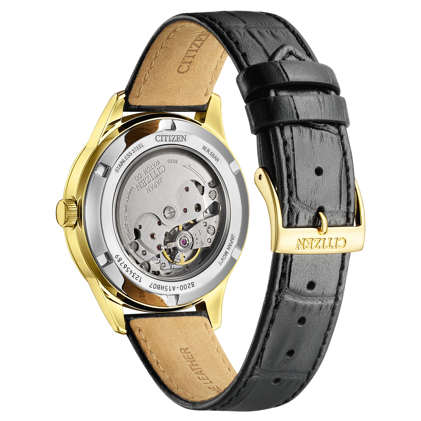 NY4059-09A Reloj Citizen de hombre banda de piel - Image 2