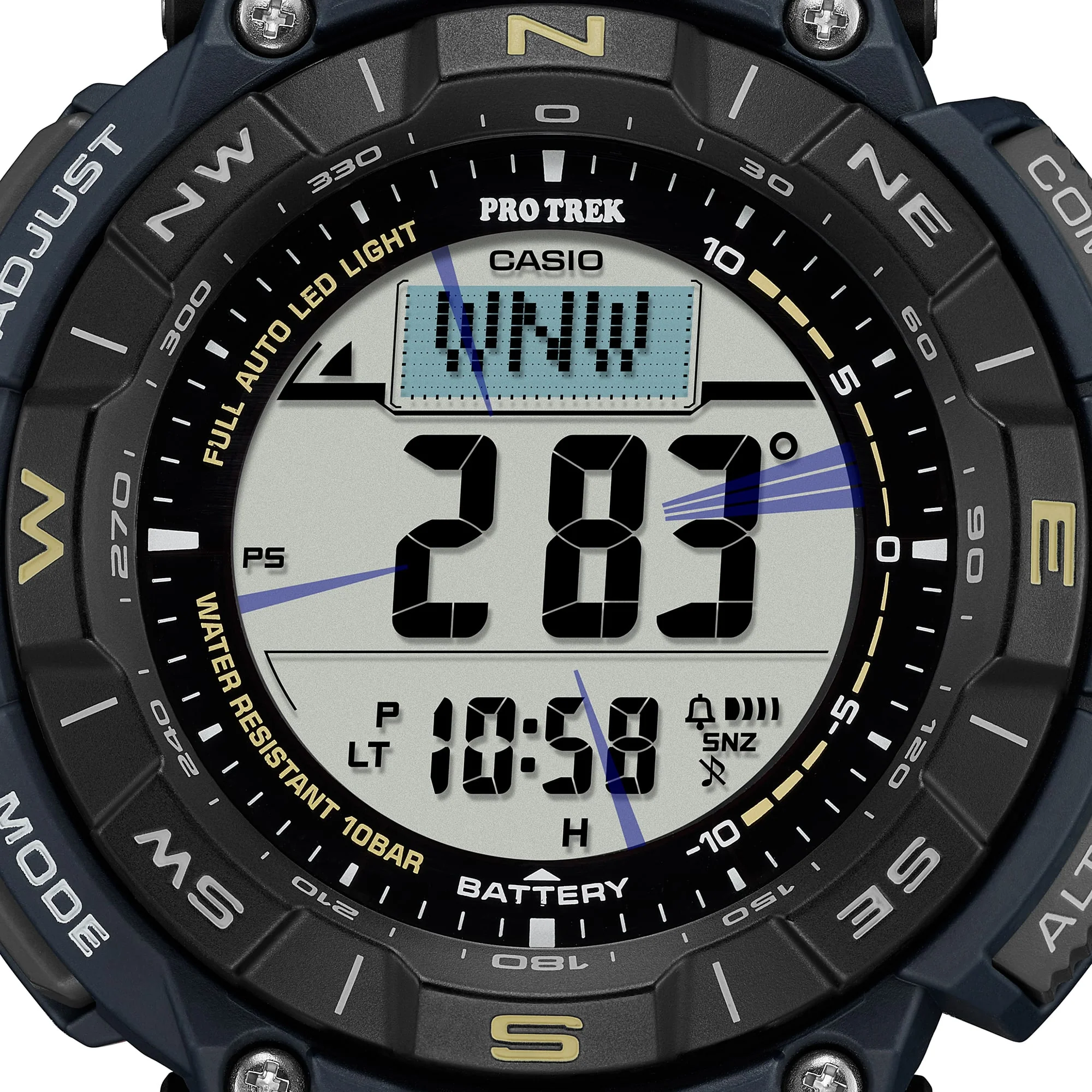 PRG-340SC-2 Casio Reloj para caballero pulsera de caucho Pro Trek - Image 2